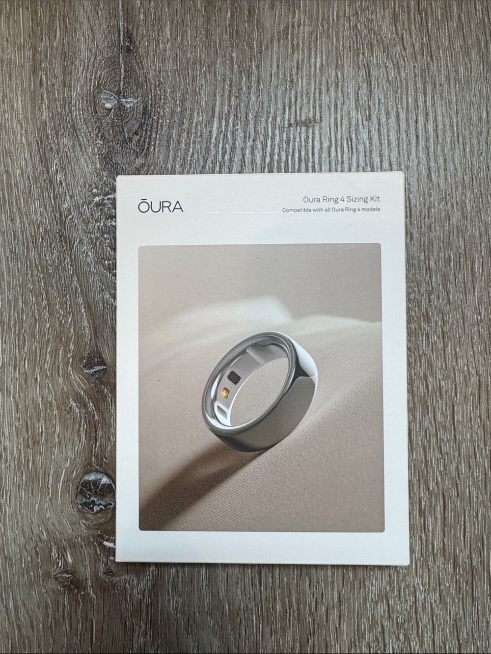 Oura Ring 4 Sizing Kit in sealed box